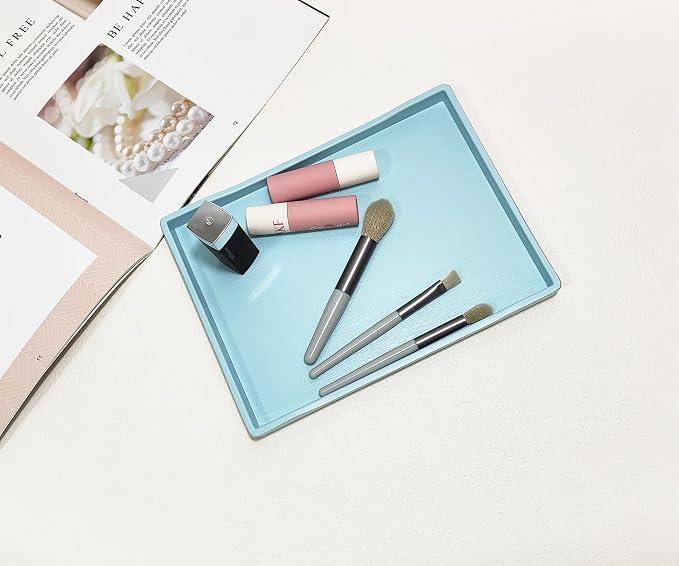 Small Blue Mini Serving Tray for Serving Accessory, Perfume or Display Use. - Image 6