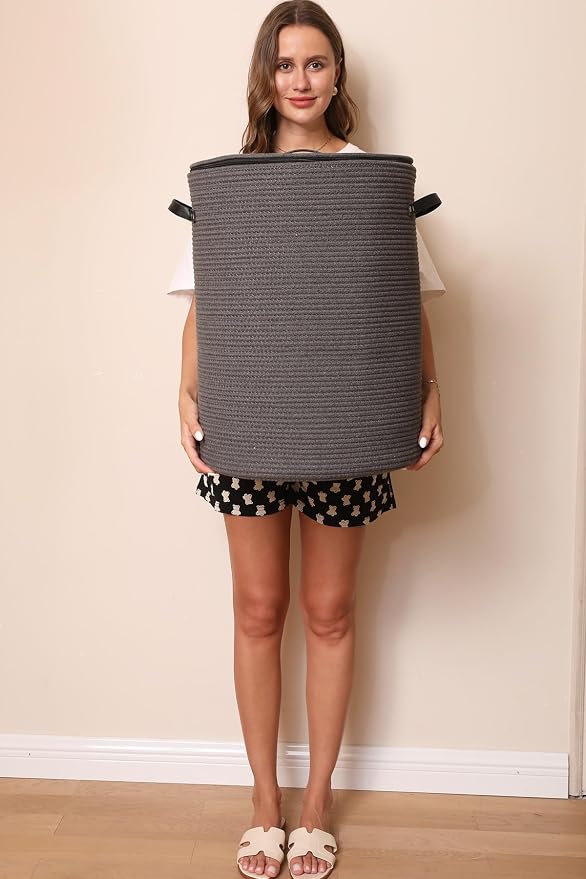 Extra Large Cotton Rope Storage Basket - Image 4