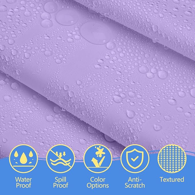 8-Count Lavender Disposable Plastic Tablecloths Rectangle 54x108 Inch - Image 6