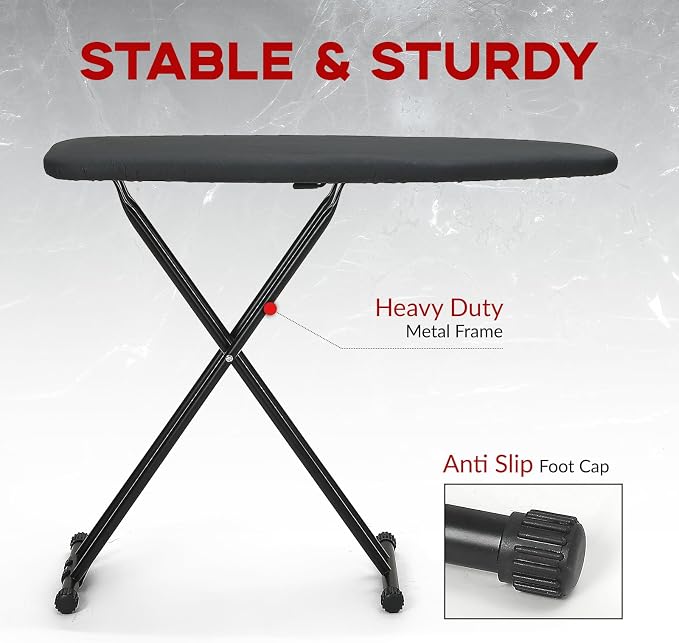 Ironing Board Full Size 54x14, RAINHOL Heavy Duty Iron Board - Image 4