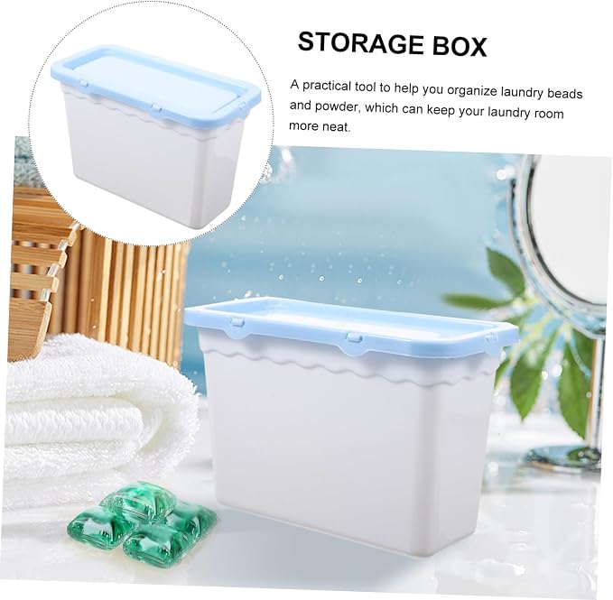 TIDTALEO 6pcs Laundry Pod Box Clothes Washing Storage Canister Laundry Scent - Image 5