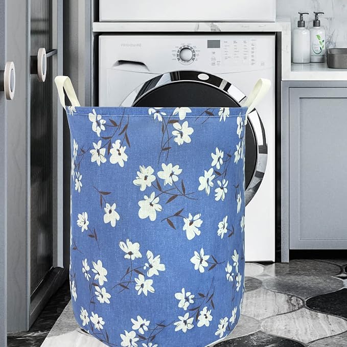 Merdes 19.7’’ Waterproof Foldable Laundry Hamper, Dirty Clothes Laundry Basket - Image 2