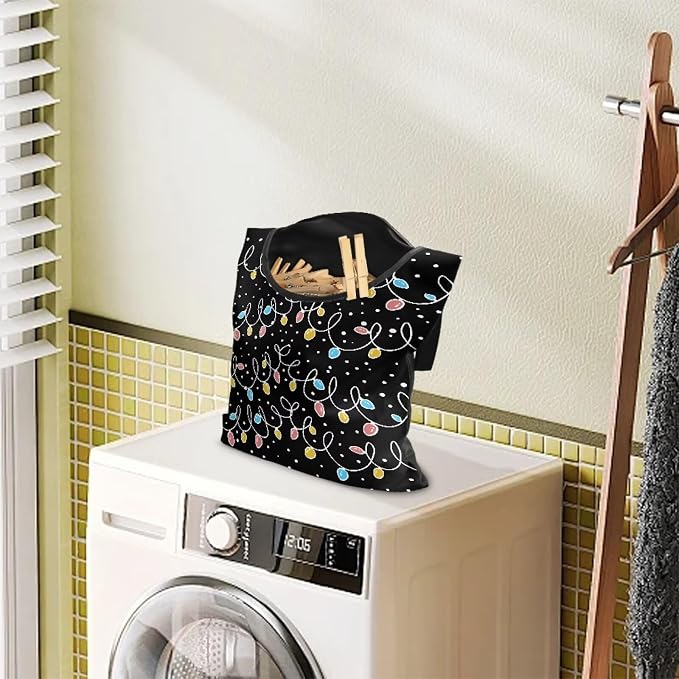 Christmas Lights Clothespin Bag Clip Large Capacity Storage Bag Machine - Image 2
