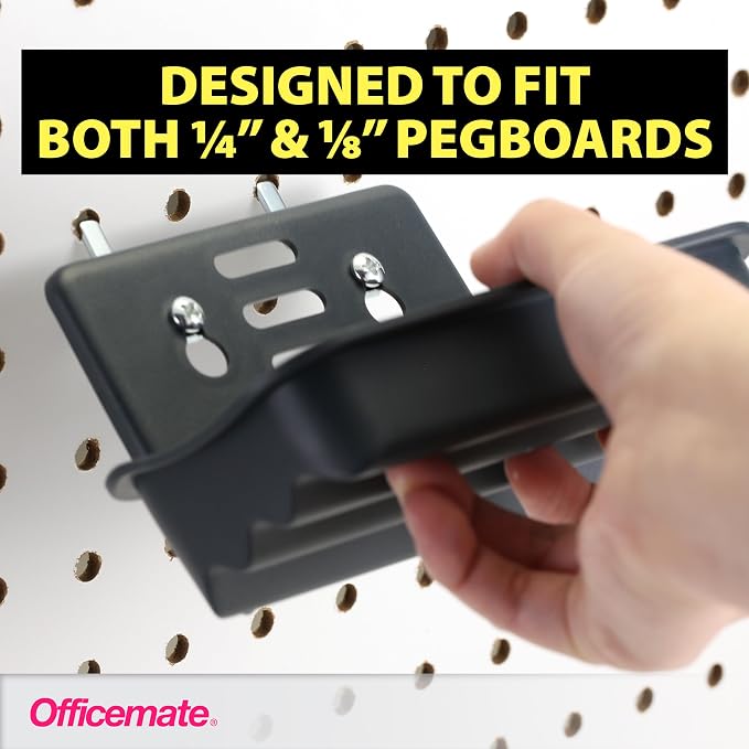 Officemate Utility Tray Organizer, 3 Pack, Pegboard / Slatwall Organizer - Image 5