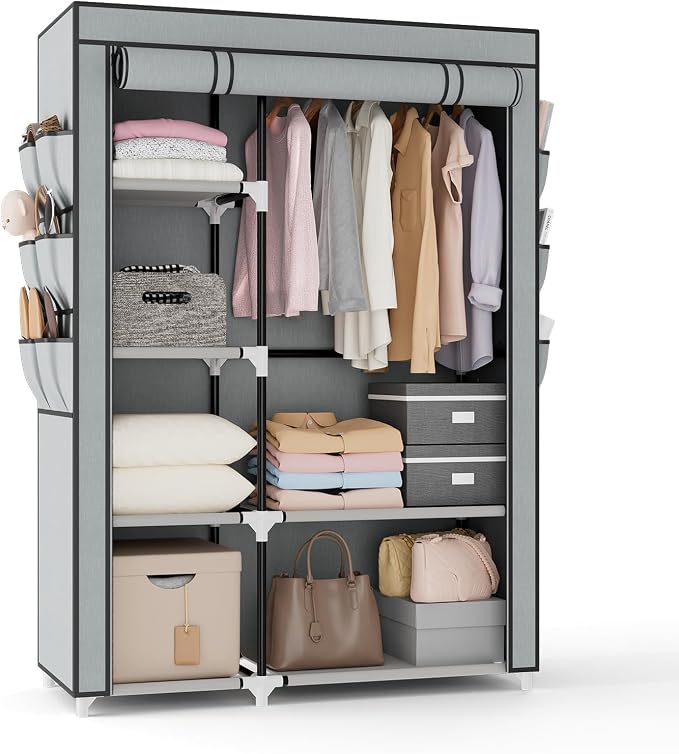 VTRIN Wardrobe Closet, 41.7 Inch Wide Portable Closets by VTRIN
