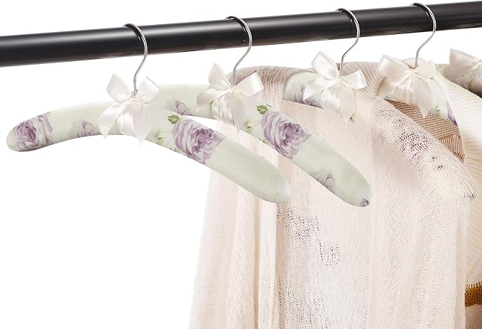 GLCON Anti Slip Satin Padded Clothes Hangers - Image 4