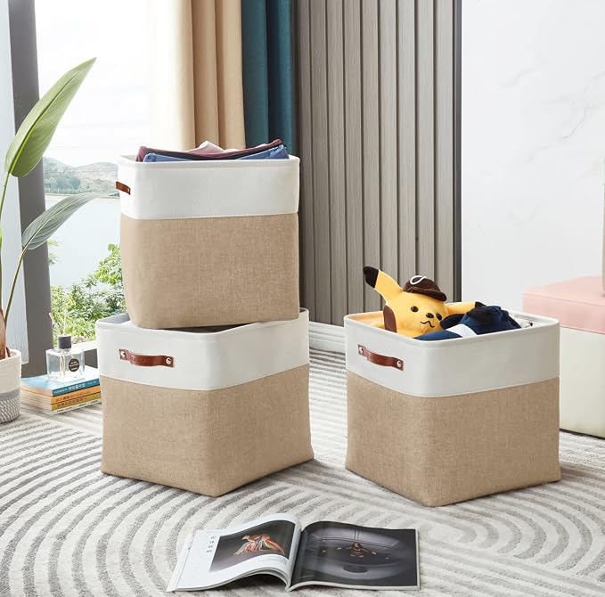 DECOMOMO Storage Cubes, 12x12 Storage Bins, Baskets - Image 8