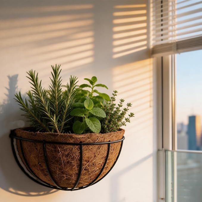 LX7 3-Pack Hanging & Wall-Mounted Plant Baskets - Image 7