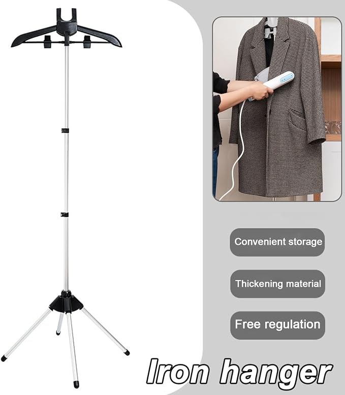 Foldable Steamer Rack Clothes Steamer Rack Steaming Clothes Hanger Height - Image 2