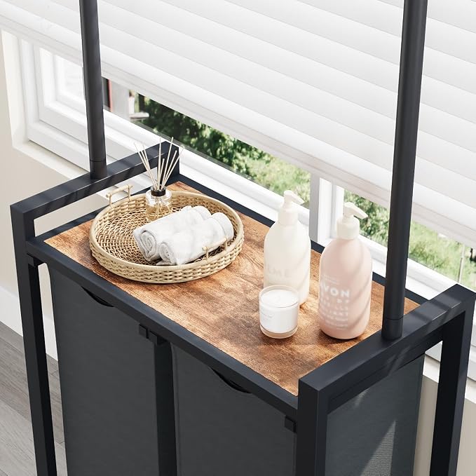SunyFurn 2-Section Laundry Sorter - Image 4
