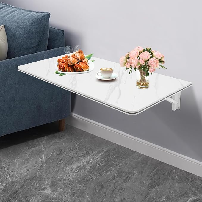 31.5×15.75in Wall Mounted Folding Table - Image 3