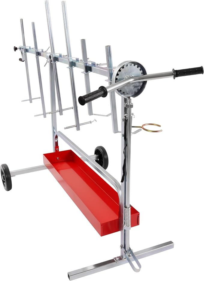 Auto Body Paint Rack, 6-Tier 360-Degree Rotating Tree-Style Stand - Image 4