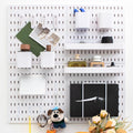Wall-Mounted Pegboard Kit, 25.2" x 25.2" Organizer Panel – Large, by RIVTUNTOOLS