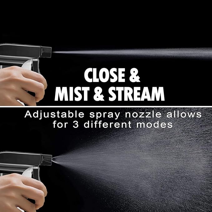 Plastic Spray Bottles for plant - 10oz/300ml - Mist Stream - No Clog No Leak - Image 3