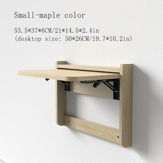 Fold Down Laundry Table, Home bar Foldable Floating nightstands，Floating - Image 3