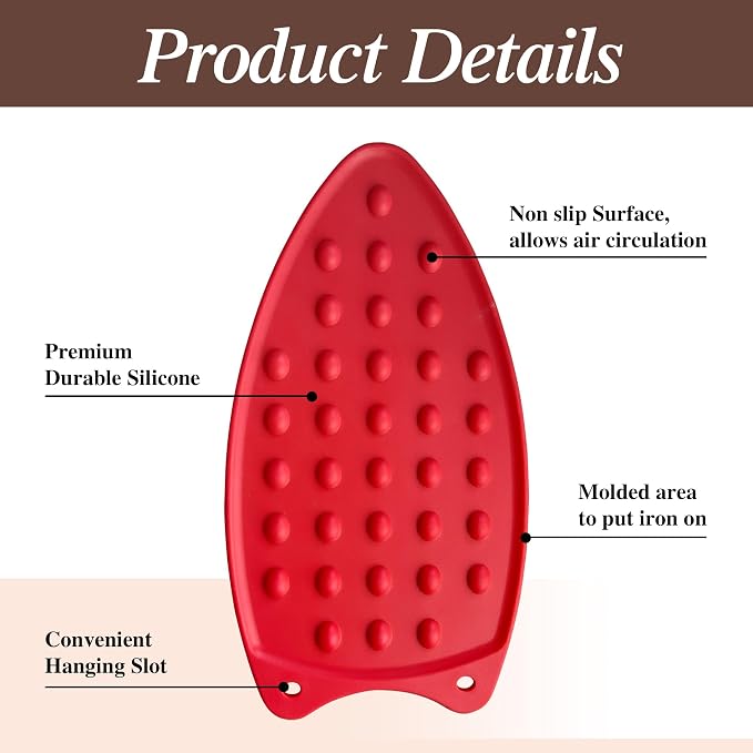 Savina Silicone Rest Pad for Ironing Board. Heat Resistant Pad, Thicker - Image 3