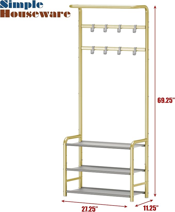 Simple Houseware Coat Rack - Image 7