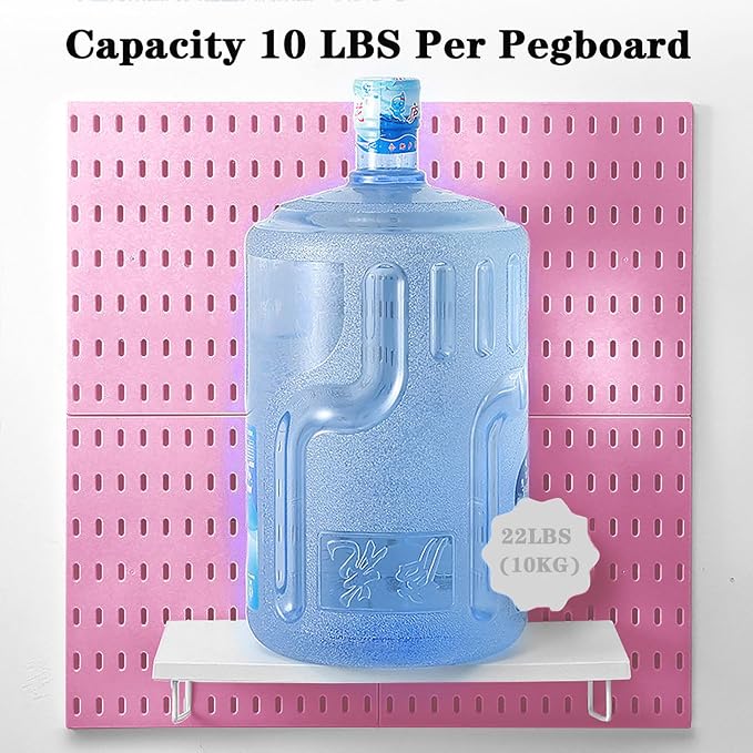 22"x44" Plastic Pegboard Panels Durable Modular Organizer Boards - Image 6