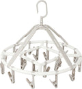 Clothes Drying Racks Foldable Clip Hangers Drip Hanger Plastic by Foshine