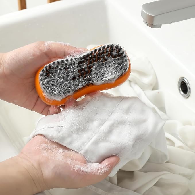 Laundry Stain Brush Two-Side Soft Bristle Scrub Brush - Image 3