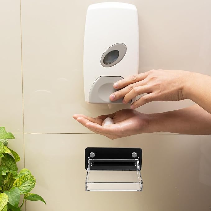 Acrylic Soap Dispenser Drip Tray Wall Mount Soap Dispenser Bracket, Laundry - Image 6