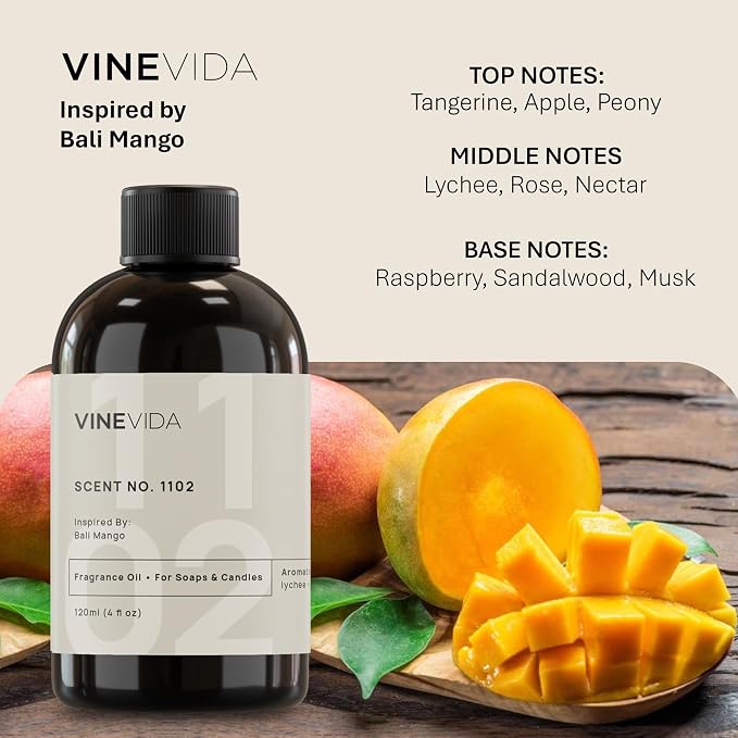 VINEVIDA Scent NO. 1102 Bali Mango Fragrance Oil - Image 2