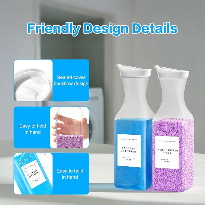 Laundry Detergent Dispenser Bottle 54oz - Image 4