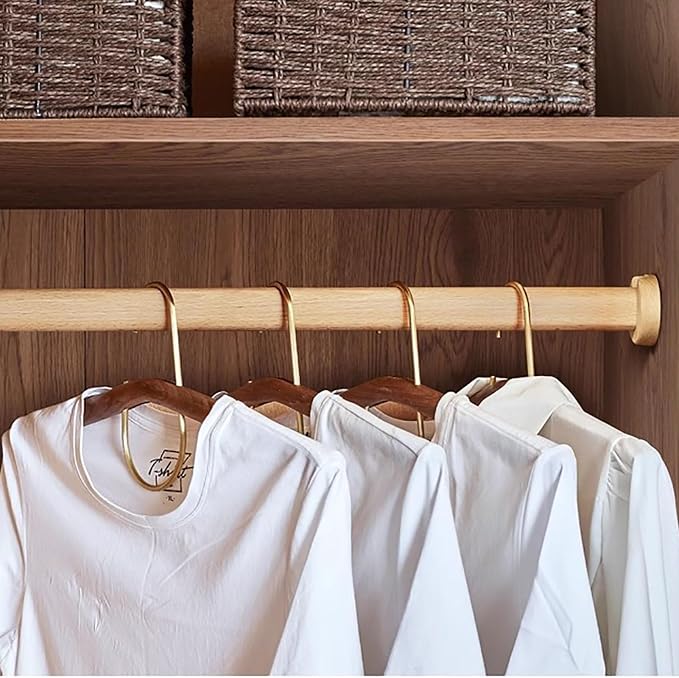 Solid Wood Clothes Support Holder by Unknown
