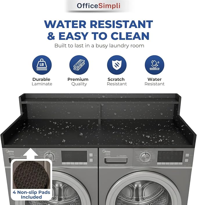 OfficeSimpli Large Washer Dryer Countertop - Image 3