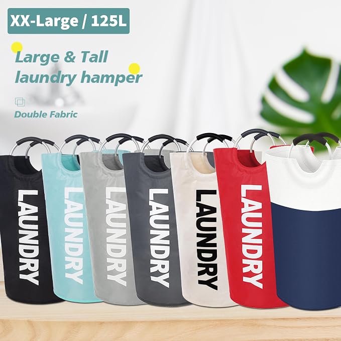 Twira 125L Pro XX-Large Laundry Baskets, Laundry Hamper Stands Up Well - Image 7