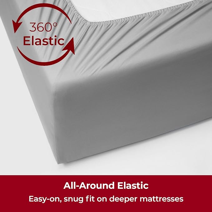 Mellanni Extra Deep Split King Sheets - Image 5