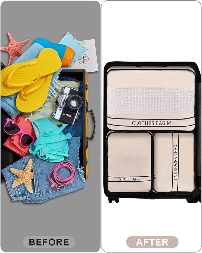 9 Set Packing Cubes Luggage Packing Organizers - Image 6