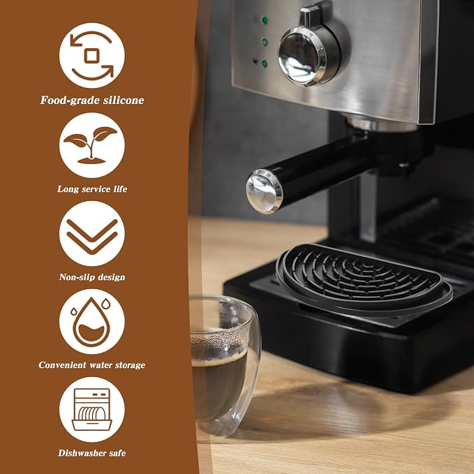 Drip Tray for Drink Dispenser Silicone Non-Slip Coffee Drip Tray Spill - Image 7