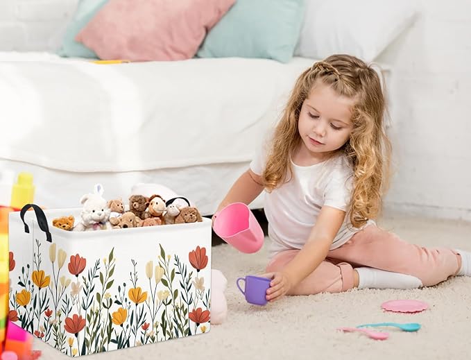 Rectangular Baby Kids Storage Basket - Image 5