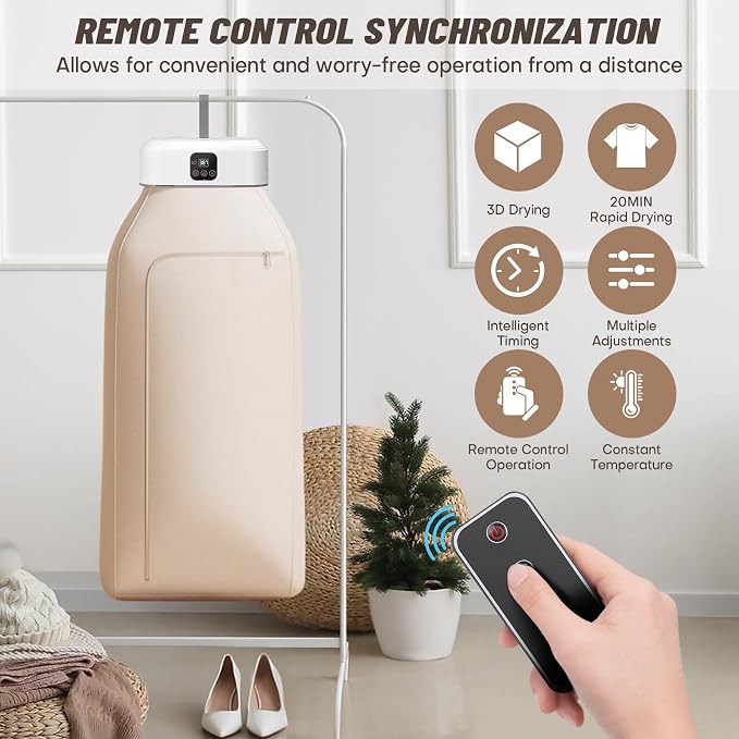 Portable Clothes Dryer，Mini Laundry Dryers - Image 3
