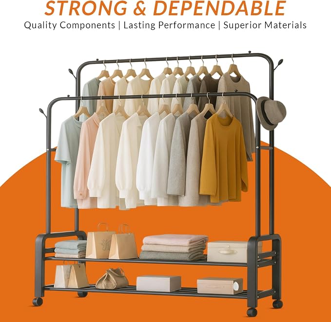 Heavy Duty Coat Rack, Garment Rack & Clothes Rack - Image 4