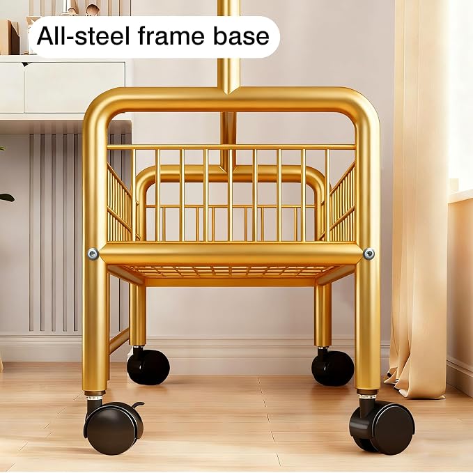 Clothes Rack with Storage Shelves, Heavy - Image 5