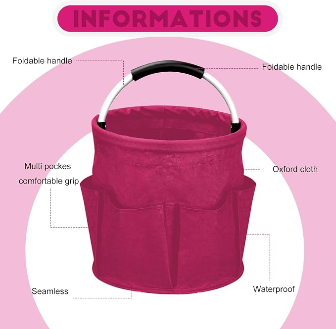 Cleaning Caddy for Cleaning Supplies, 17L Cleaning Supply Caddy - Image 4
