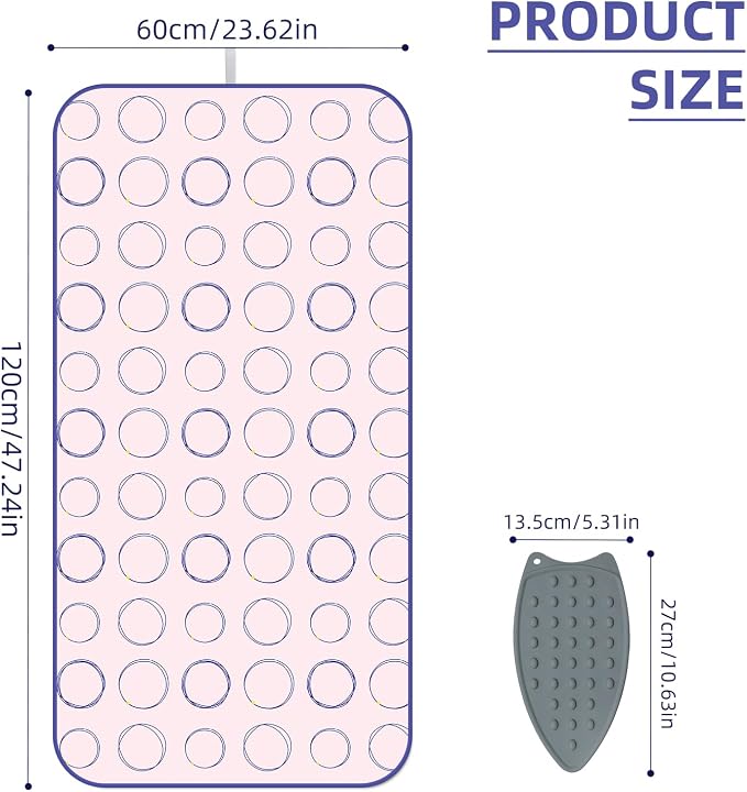 Foldable Ironing Mat, Portable Hanging Ironing Pad - Image 6