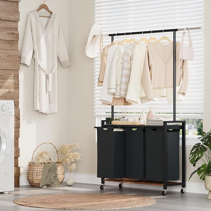 IDEALHOUSE Laundry Sorter 3 Section - Image 6