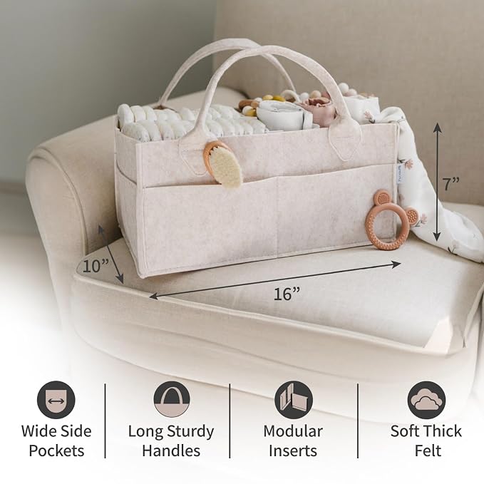 PUTSKA Baby Diaper Caddy Organizer - Image 2