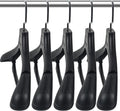 DEDU Suit Hangers for Men 10 Pack Width 17.7", Plastic Extra Wide Shoulder by DEDU