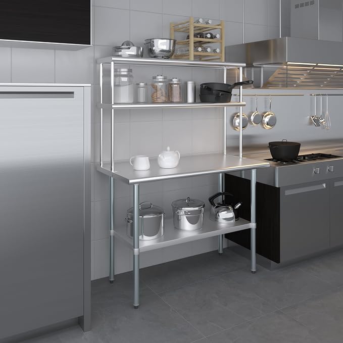 AmGood Double OverShelf Stainless Steel NSF - Image 8