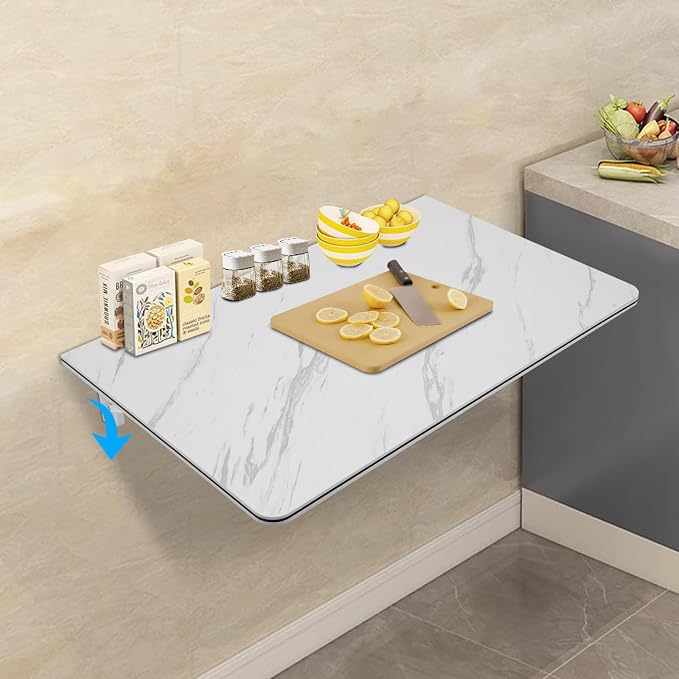 Wall Mounted Folding Table Floating Wall Desk - Image 5