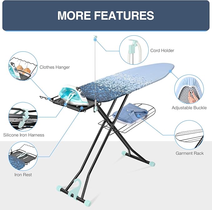 APEXCHASER Ironing Board Full Size - Image 6