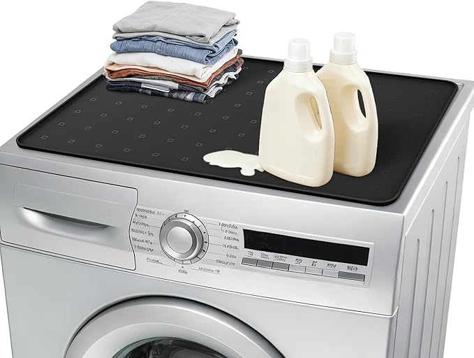 1 Pack 26" x 18" Washer and Dryer Topper, Silicone Washer Dryer Countertop by Unknown