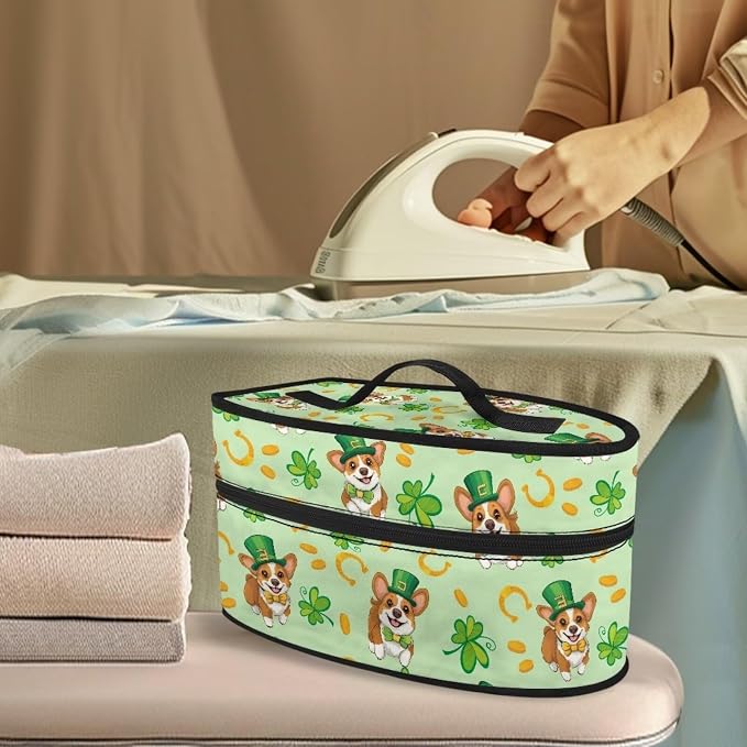 Saint Patricks Day Iron Storage Case Protective Carrying Bag Cute Reusable Four - Image 2