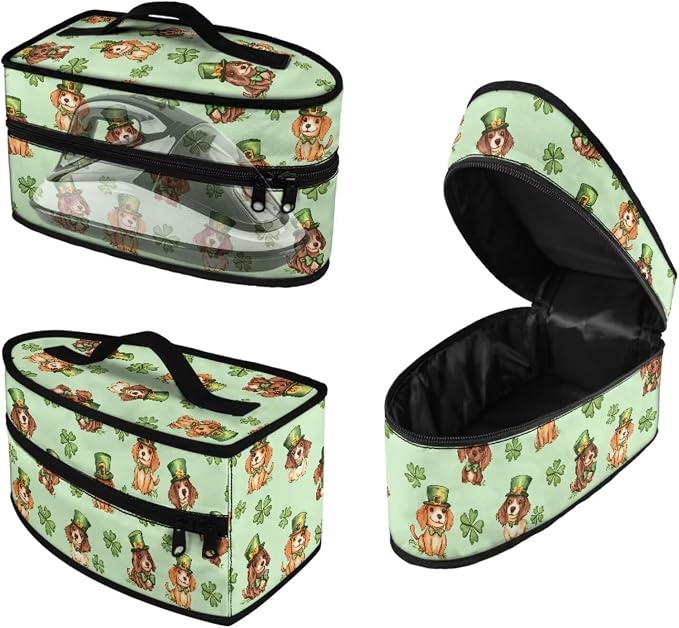Saint Patricks Day Iron Storage Bag Fits Traveling Outing Lightweight Cute Iron by Maiyoinou