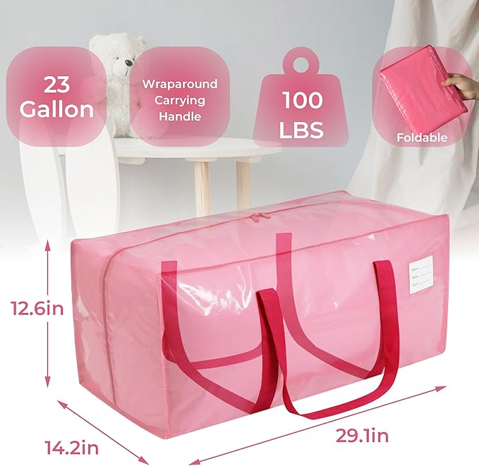 2 Pack Extra Heavy Duty Large Moving Bags - Image 3
