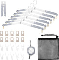 6 Pack Fodable Travel Hangers by Unknown